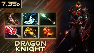 [OFFLANE] MIND CONTROL DRAGON KNIGHT 7.35d | #Dota2 #4K