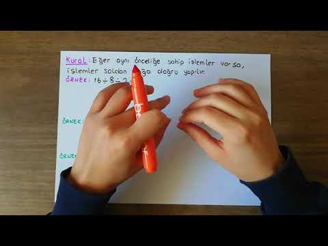 6. Sınıf Matematik | Doğal Sayılarla İşlemler Konu Anlatımı | İşlem Önceliği