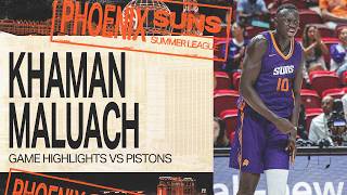 4 STRAIGHT Double-Doubles for Khaman Maluach Going For 23 Points and 15 Rebounds