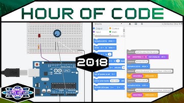 Hour of Code 2018 | Tinkercad: Arduino Serial Monitor