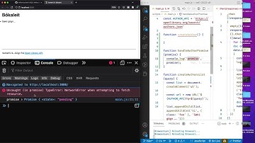 Vefforritun 1, 2022, fyrirlestur 12.1: fetch, promises og async await