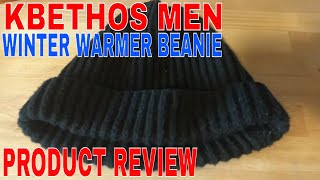 ✅  How To use KBethos Men Knit Winter Warmer Beanie Hat Review 🔴