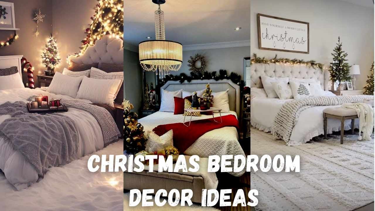 Top Best Aesthetic Christmas Bedroom decoration Ideas YouTube