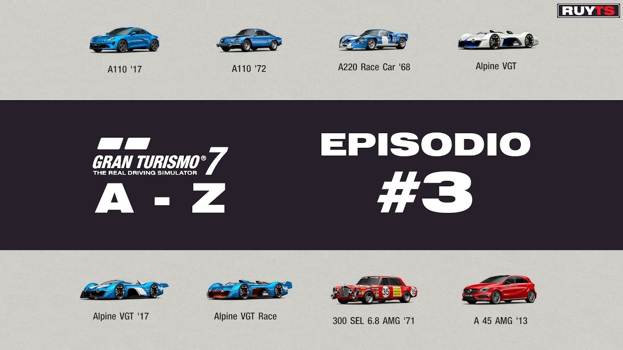 Gran Turismo 7 - Probando TODOS los COCHES de la A a la Z (Episodio 3)