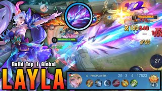 Download lagu 25 Kills!! The Beacon Layla Late Game Carry!! - Build Top 1 Global Layla ~ MLBB