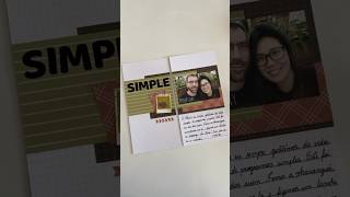 Spread: Simple perfect day | Gosta de scrap rápido?