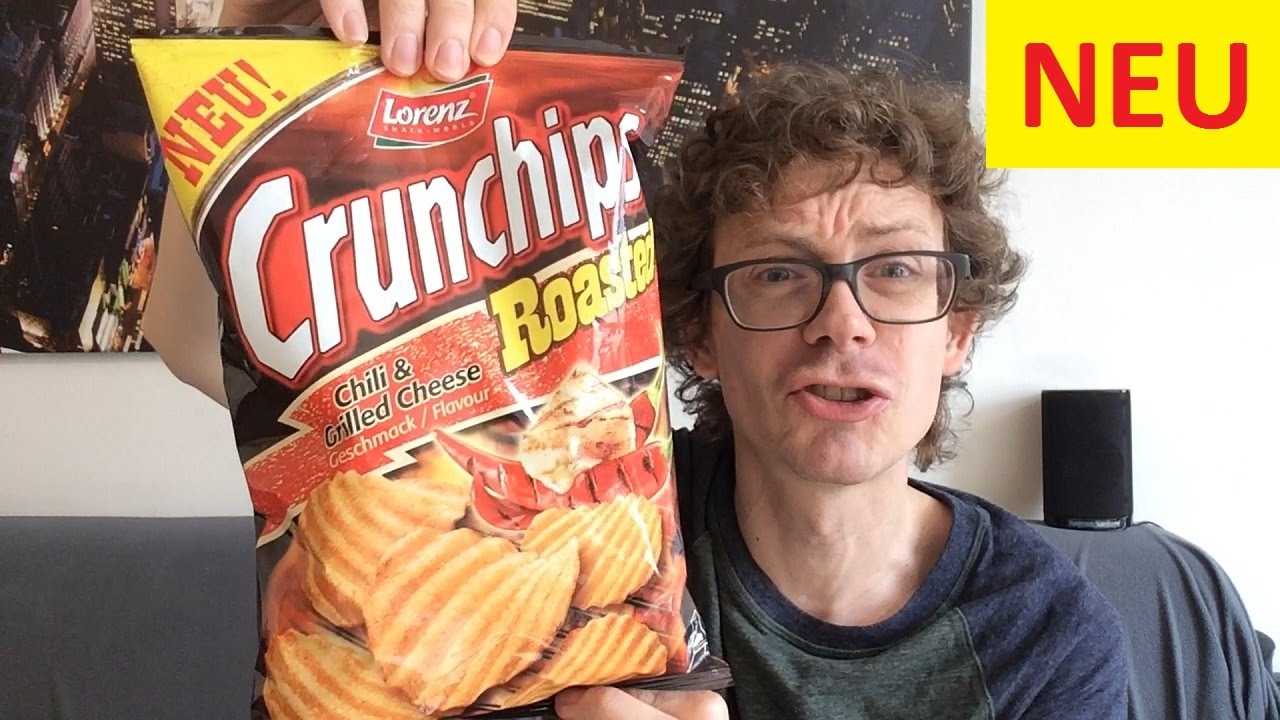 Crunchips Roasted Chili Grilled Cheese Geschmack Im Test Youtube