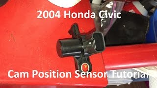 honda civic position location camshaft crankshaft 2007 sensor cam 2004 tutorial replace sensors