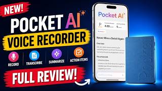 Pocket AI Voice Recorder Review | Best AI Note Taker for Meetings &amp; Calls?