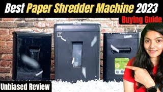 Top 5 Best Paper Shredder Machine In India 2023 | Best Paper Shredder for Home & Office 2023