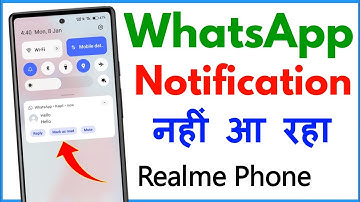 Whatsapp Notification Not Showing On Home Screen Realme | Whatsapp Notification Problem Realme