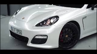 Porsche Panamera Gts Turbo Dönüşüm İnci Beyazı Folyo Kaplama