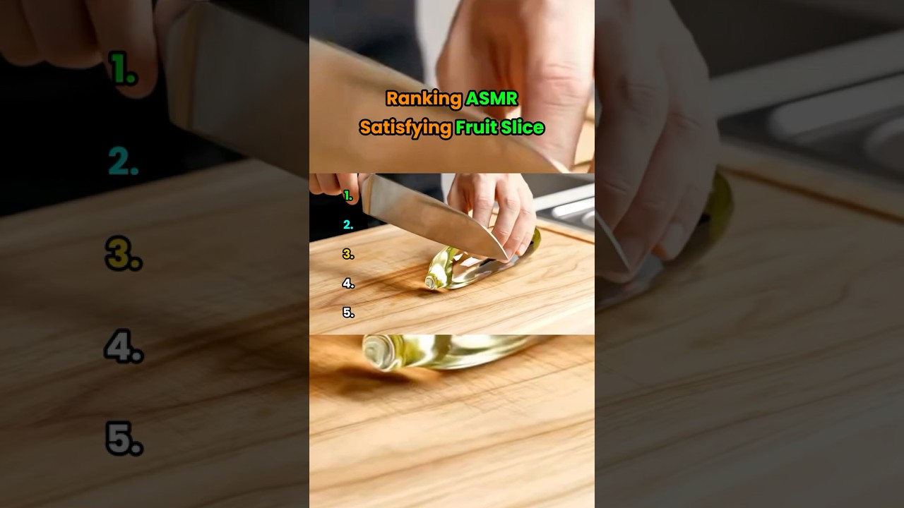 Ranking ASMR satisfying slicing