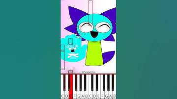 Oops! Hi,Teddy! (Sulfur Pyramixed Phase 4) Sprunki Incredibox (@FacesAntics) - Octave Piano Tutorial