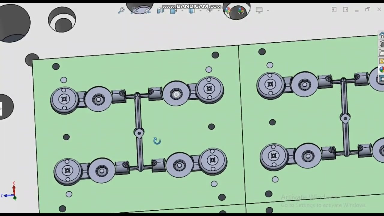 Fliptop Cap Mould with Gear ⚙️ Mechanism