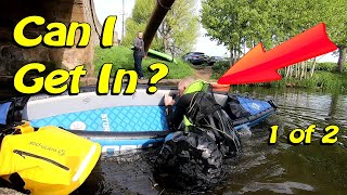 Re-Enter a Capsized Inflatable Kayak | Practice with Gumotex Twist & Story Drop Stitch