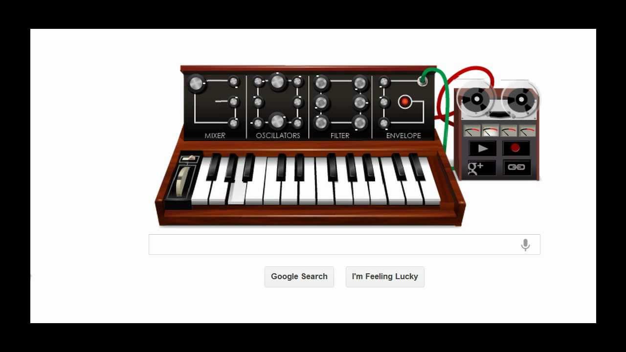 Bob Moog Google Doodle 2012 - Singing A Song - YouTube