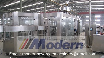 Carbonated soft drink filling machine, CSD filling line, soft drink manufacturing process