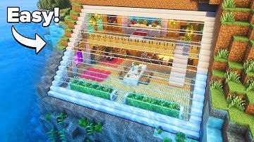 Minecraft: How to Build an Underwater Starter Base | Tutorial🏠