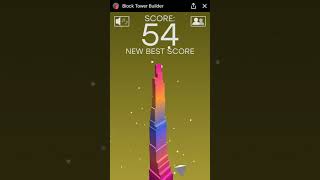 Block Tower Builder - Facebook Messenger Gameplay HD screenshot 2