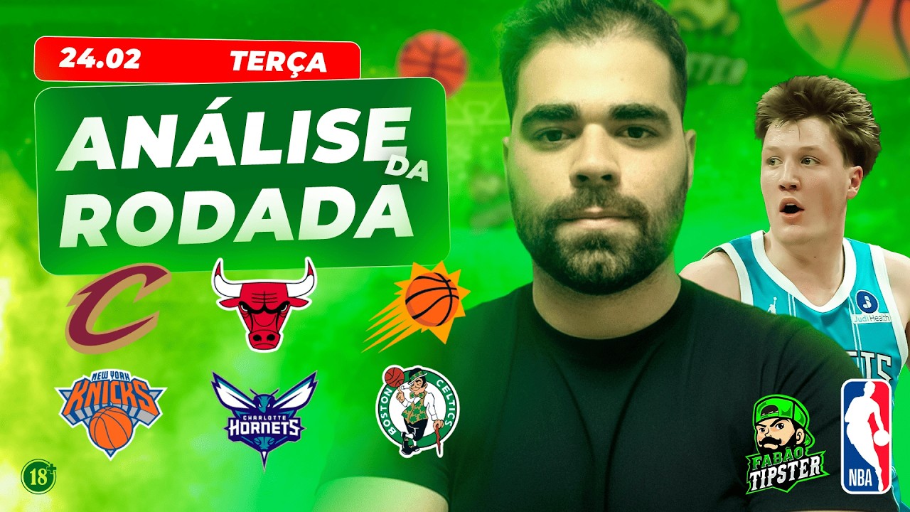 MELHORES PALPITES DA NBA PARA HOJE (TERÇA) - 24 02 2026
