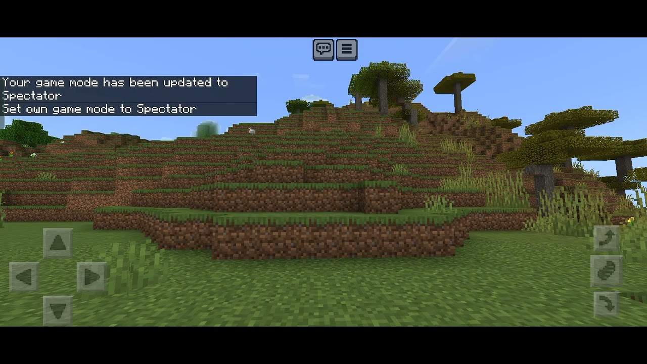 how to set your game mode in spectator mode in mcpe - YouTube