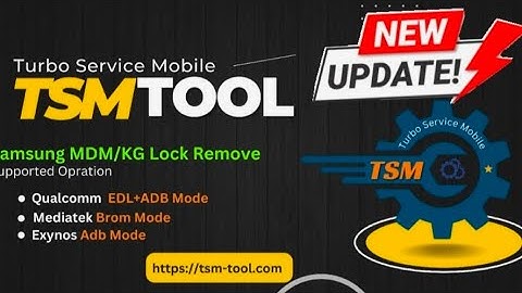 TSM Tool Pro Remove KG Android 14 & 15 & 16 without Tsm App and Device Admin Worlds First #2025