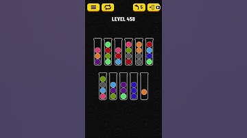 Ball Sort Puzzle level 458 solution