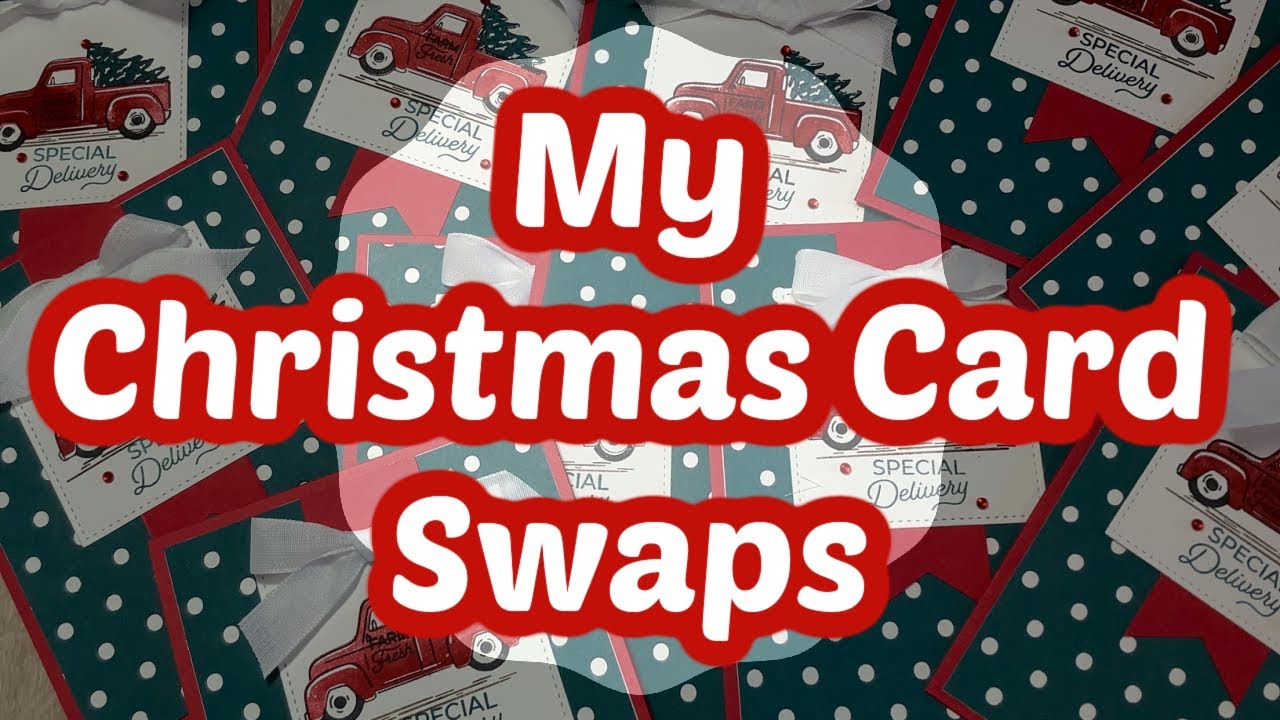 Stampin' Up! Trucking Along Christmas Cards 