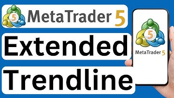 How to Add Extended Trendline on MetaTrader 5 Mobile App - Easy to Follow