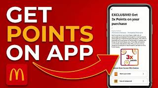 How To Get Points On Mcdonald's App - Earn Points Step By Step!