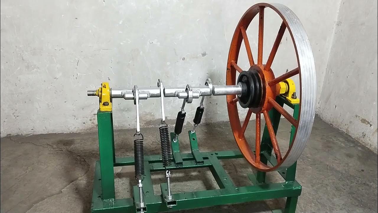 How to Build Flywheel Spring Machine Complete Process for Free Energy Generator with Spring