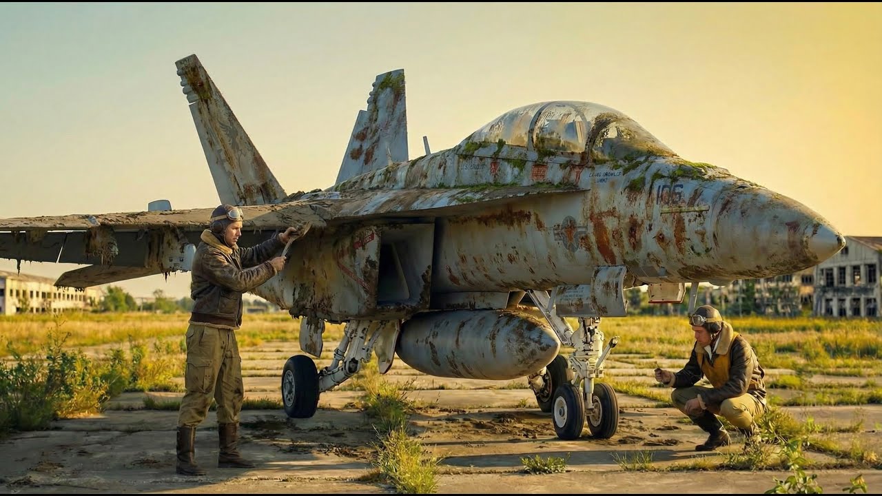 ASMR: Restoring a  Boeing EA-18G Growler to Original Factory