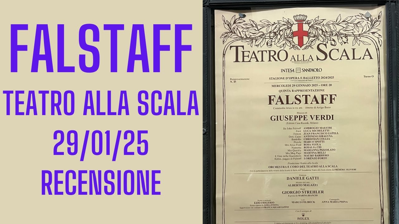 Falstaff - Teatro alla Scala - Recensione