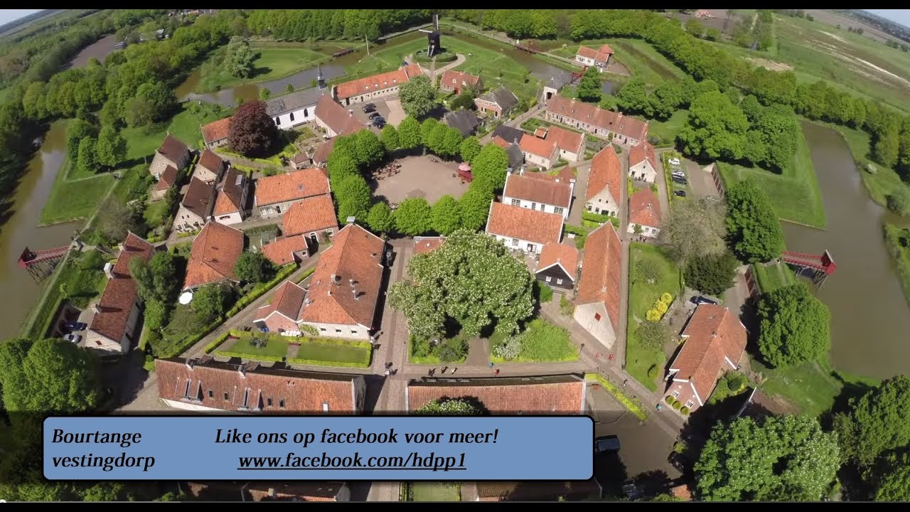 Bourtange in Groningen Filmed with DJI Phantom Drone By: HD-PP