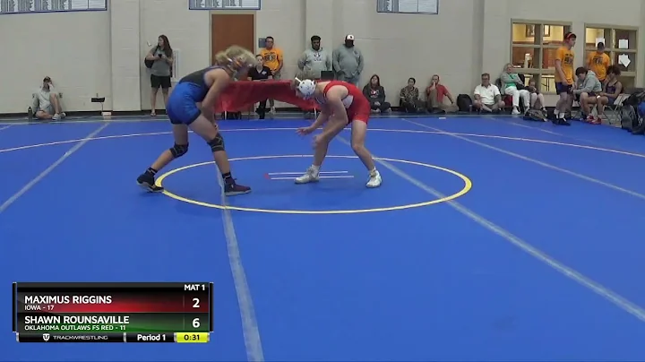 [boutNo] 119 Maximus Riggins Iowa Vs Shawn Rounsav...
