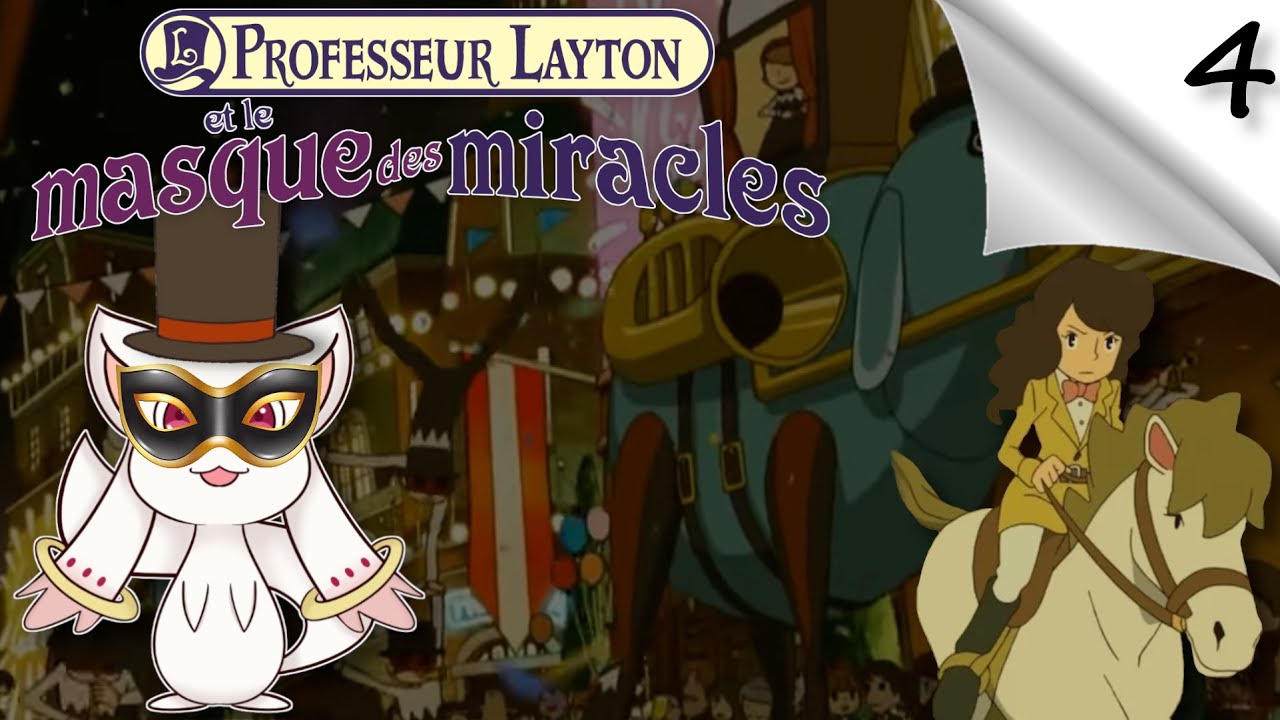 Professeur Layton et le Masque des Miracles #4 - L'hippodrome - YouTube