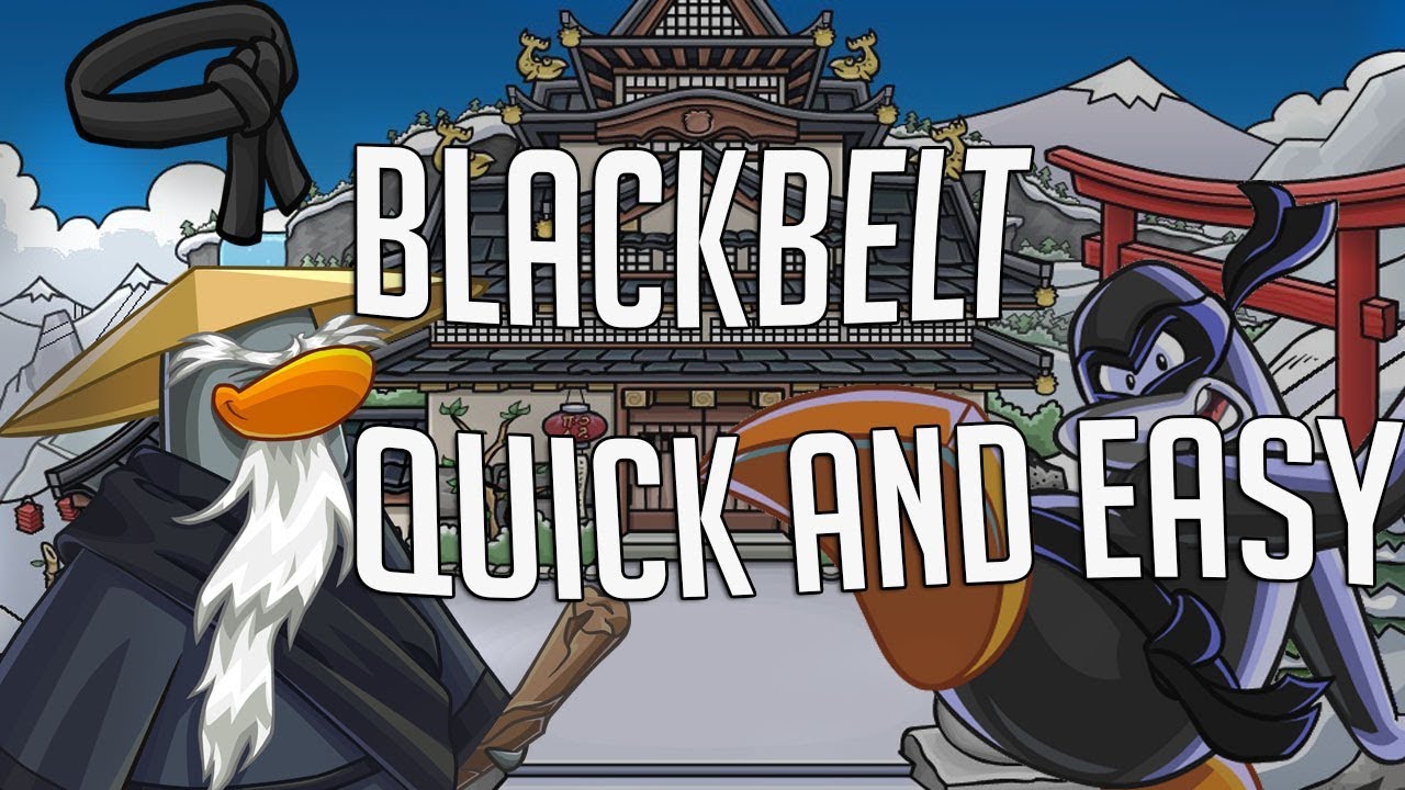 How To Get A Black Belt On Club Penguin Fast - FerisGraphics