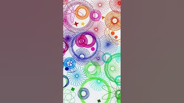 A spirograph is for drawing beautiful geometric patterns on a sheet of paper. #fashion #greenscreen