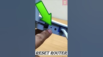 how to reset router #shorts