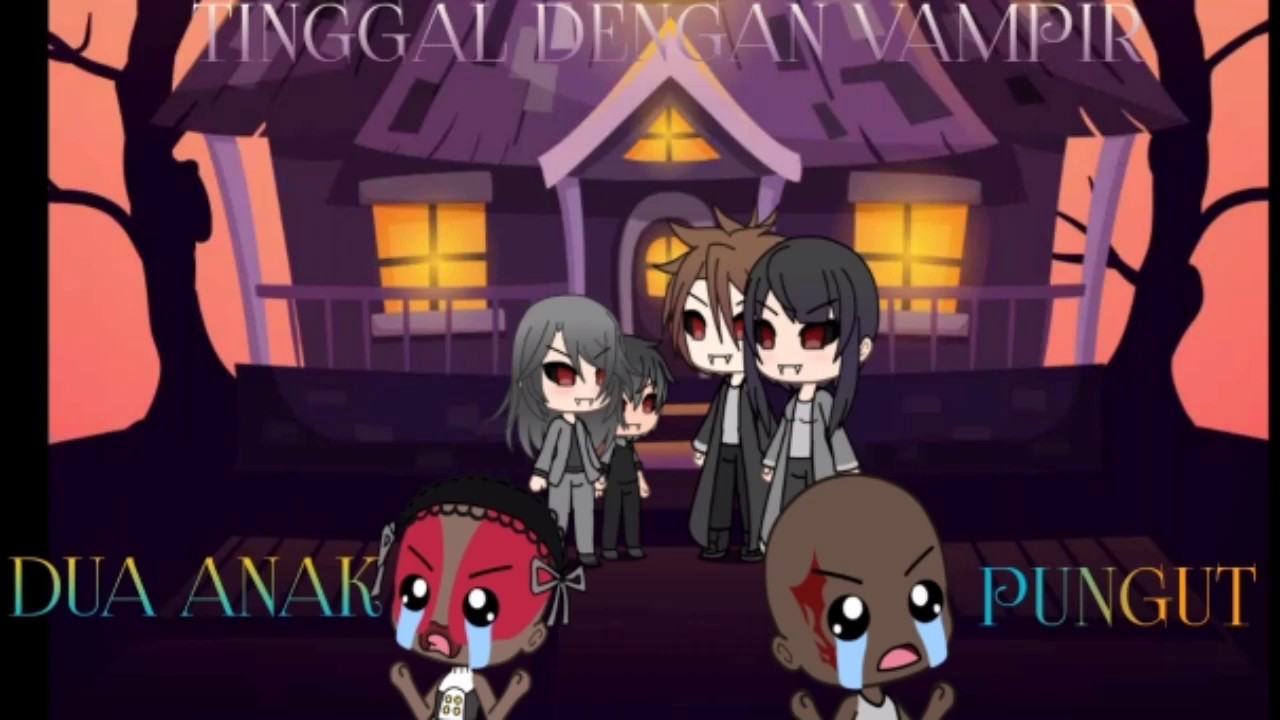 ANAK PUNGUT YANG TINGGAL DENGAN VAMPIR 🧛 {GACHA LIFE INDONESIA}