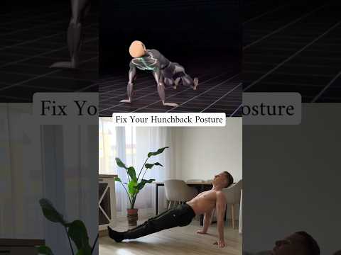 Fix Your Hunchback Posture!! #fitness #workout #gym #siłownia #trening