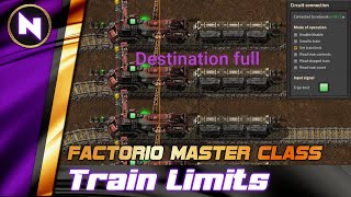 ADVANCED TRAIN SYSTEMS; Deadlocks, Depots & Train Limits |  Factorio Master Class
