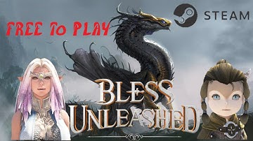 Free To Play MMORPG Bless Unleashed Crusader Gameplay