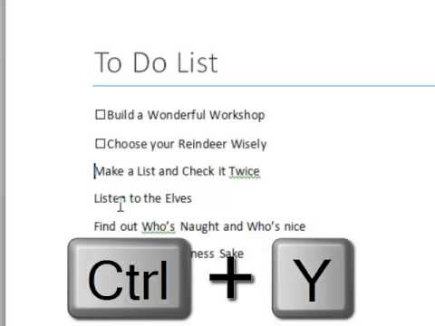 how to make a checklist in word