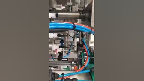 MICmachinery export India glue filling machine capping part second time test