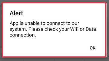 iMobile App is Unable to connect to our system. Please check your wifi or data connection problem