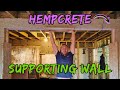 #11- How we built a supporting wall using hempcrete