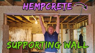 #11- How we built a supporting wall using hempcrete