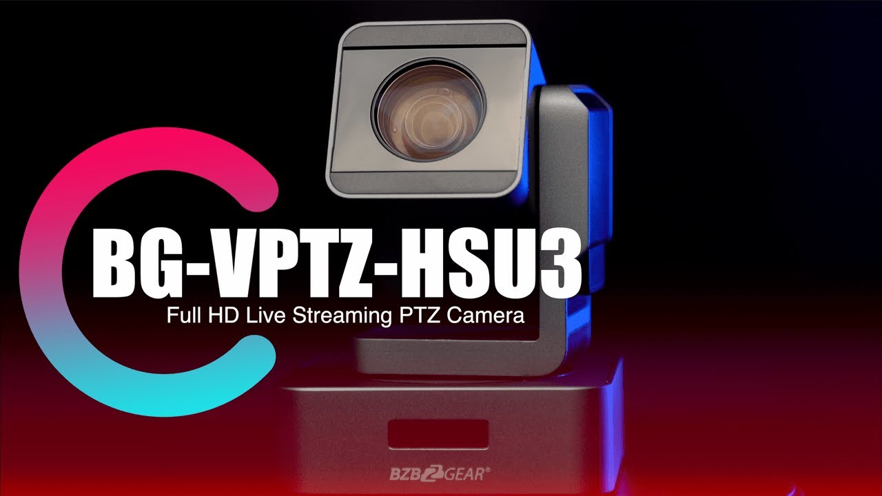 BZBGEAR BG-VPTZ-HSU3 PTZ Camera with USB 3.0, 3G-SDI, HDMI, and IP for Live Streaming